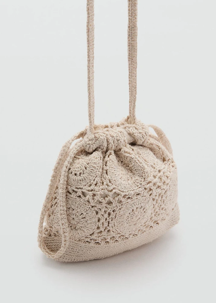 Bucket crochet bag