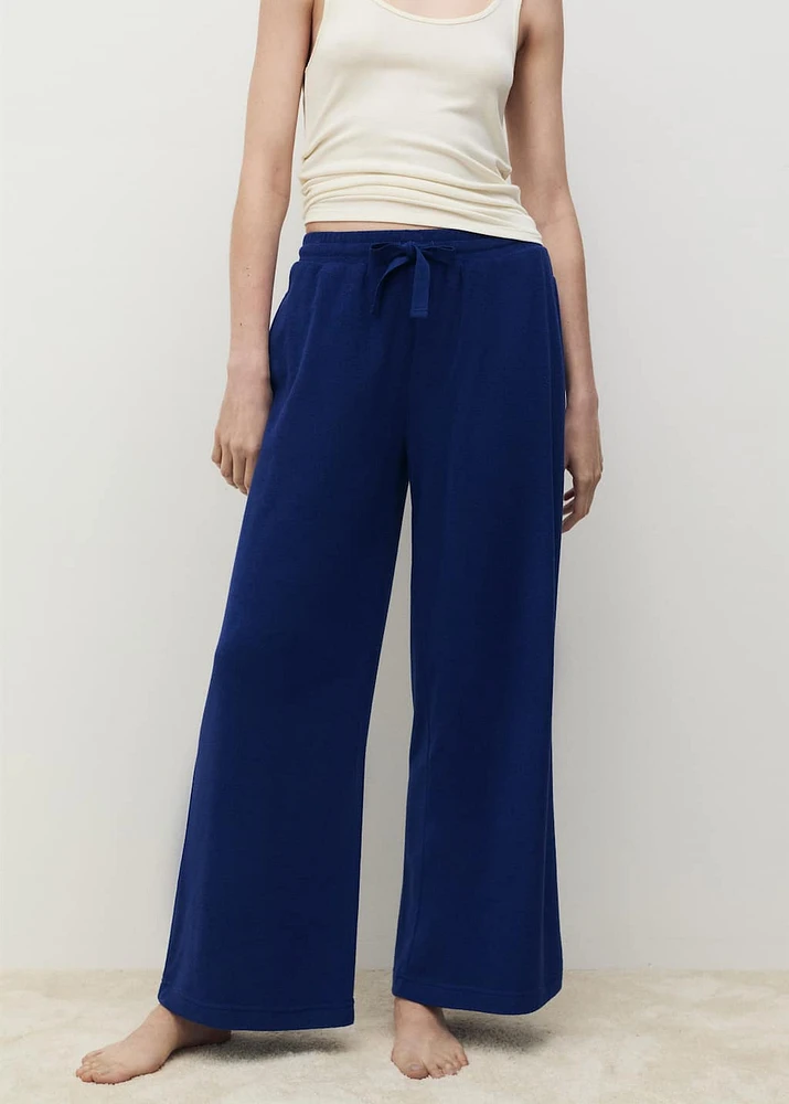 Terry cotton pants