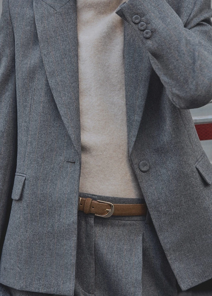 Virgin wool suit jacket