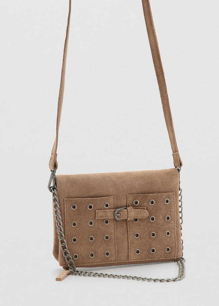 Leather envelope bag