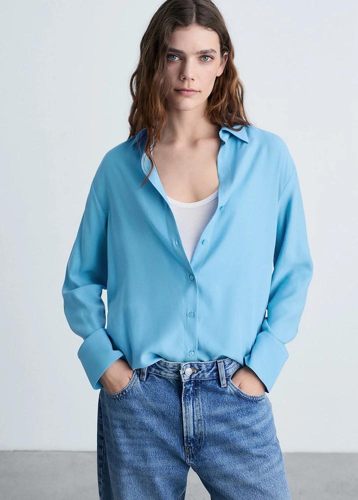 Lyocell fluid shirt