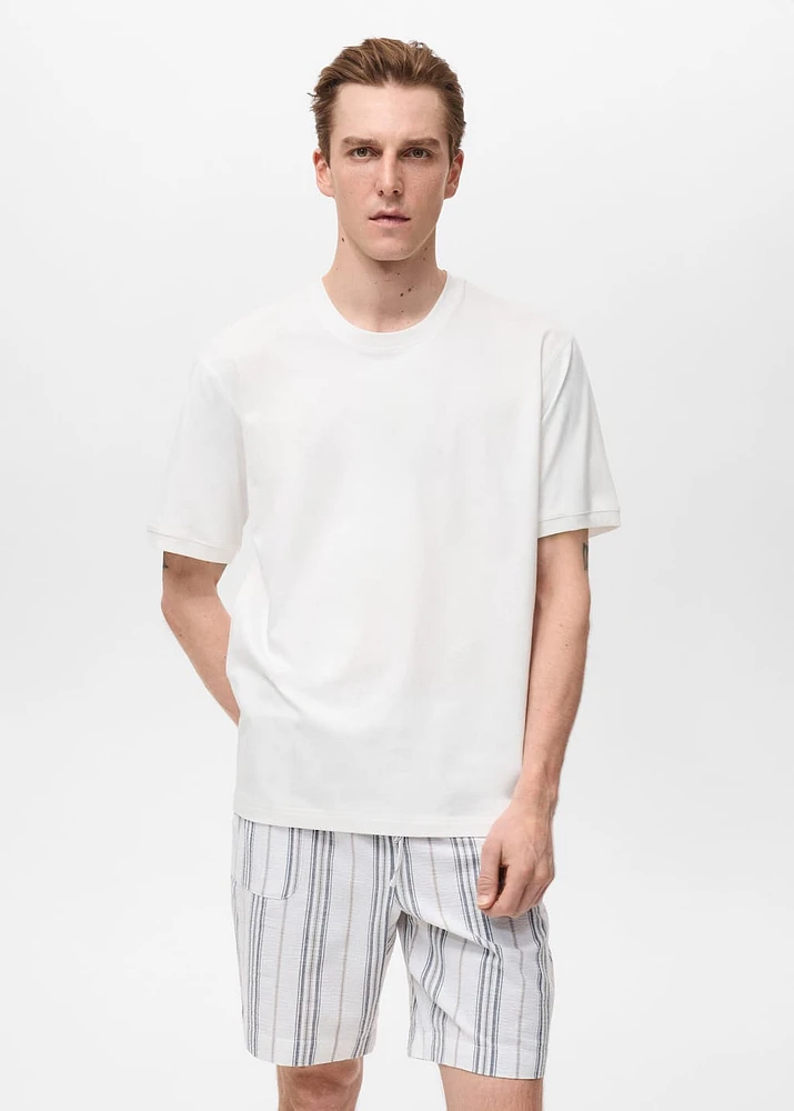Pack of 100% cotton short pajamas