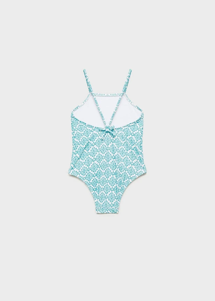 Floral print swimsuit