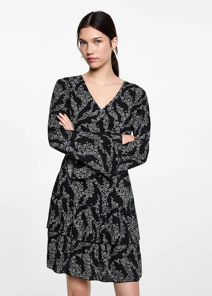 Floral print dress