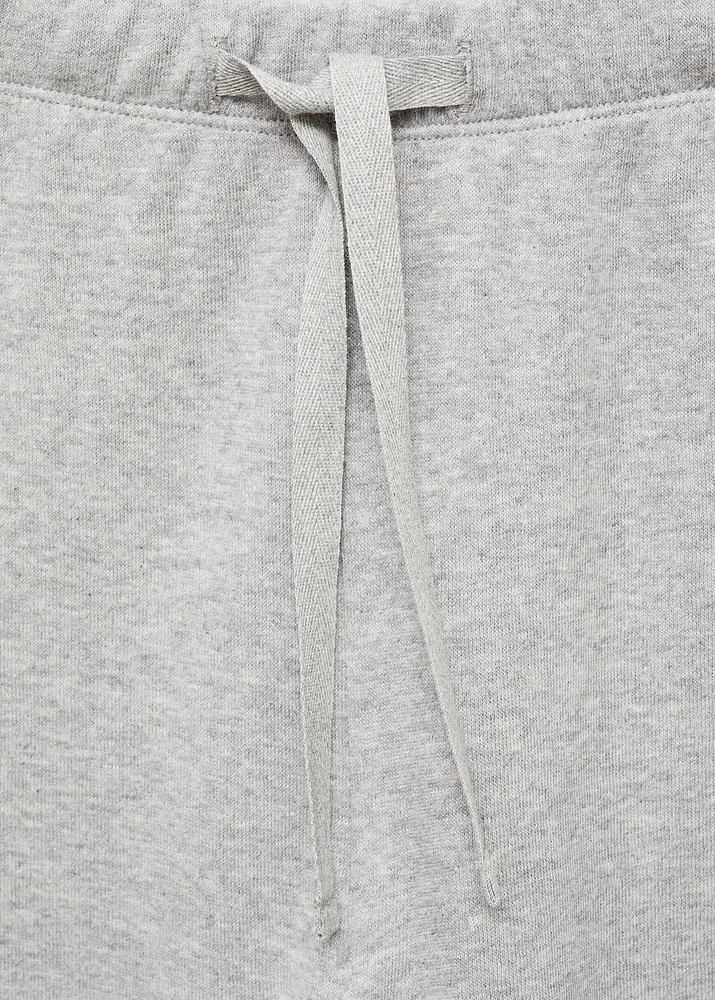Double-face cotton pants