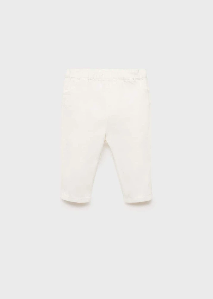 Elastic waist pants