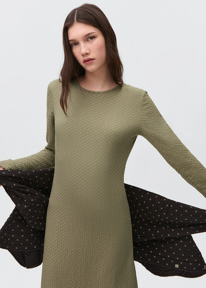 Long textured dress