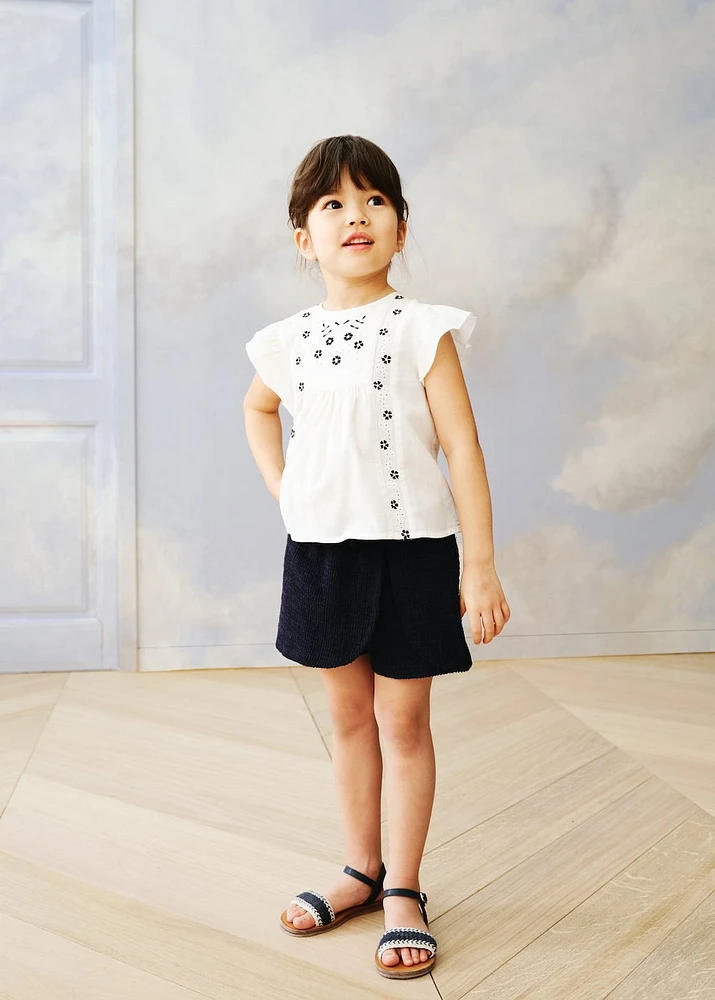 Skort with bow