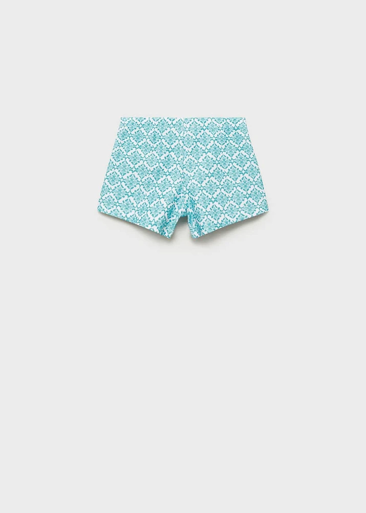 Floral print swimsuit