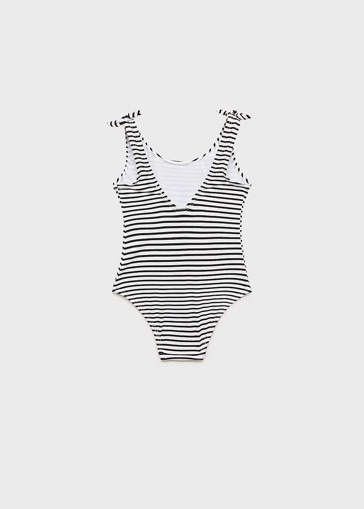 Striped swimsuit