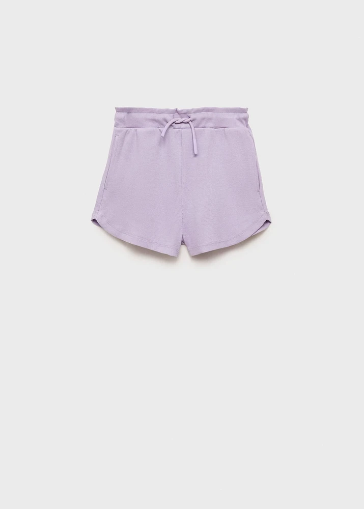 Elastic waist shorts