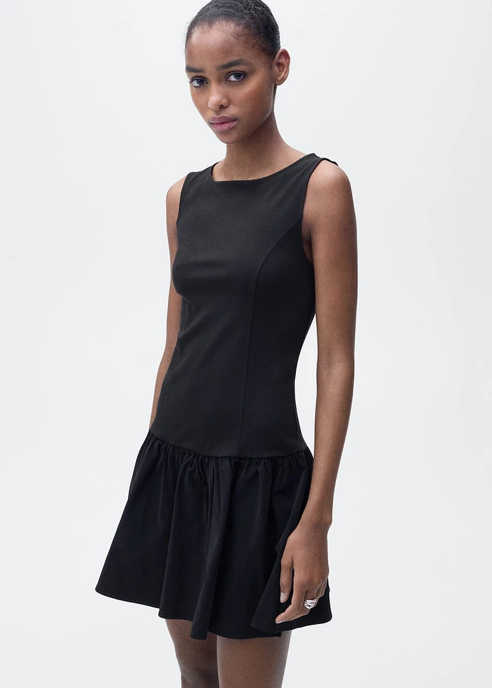 Short combined dress