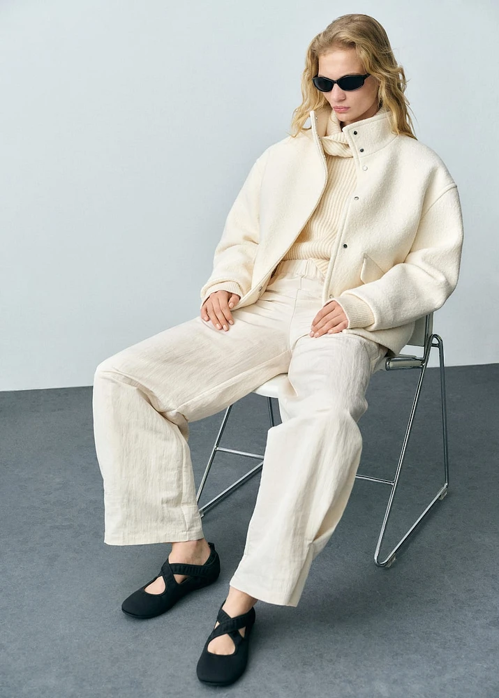 Cross-sport ballet flats