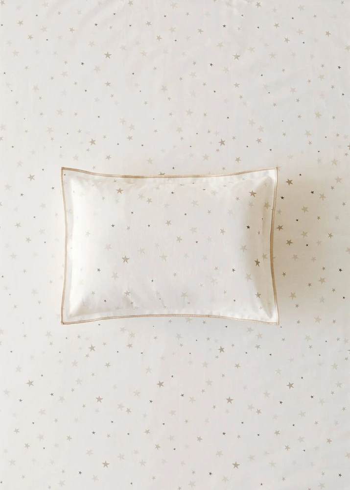 Children's cushion cover with star print 30x20cm