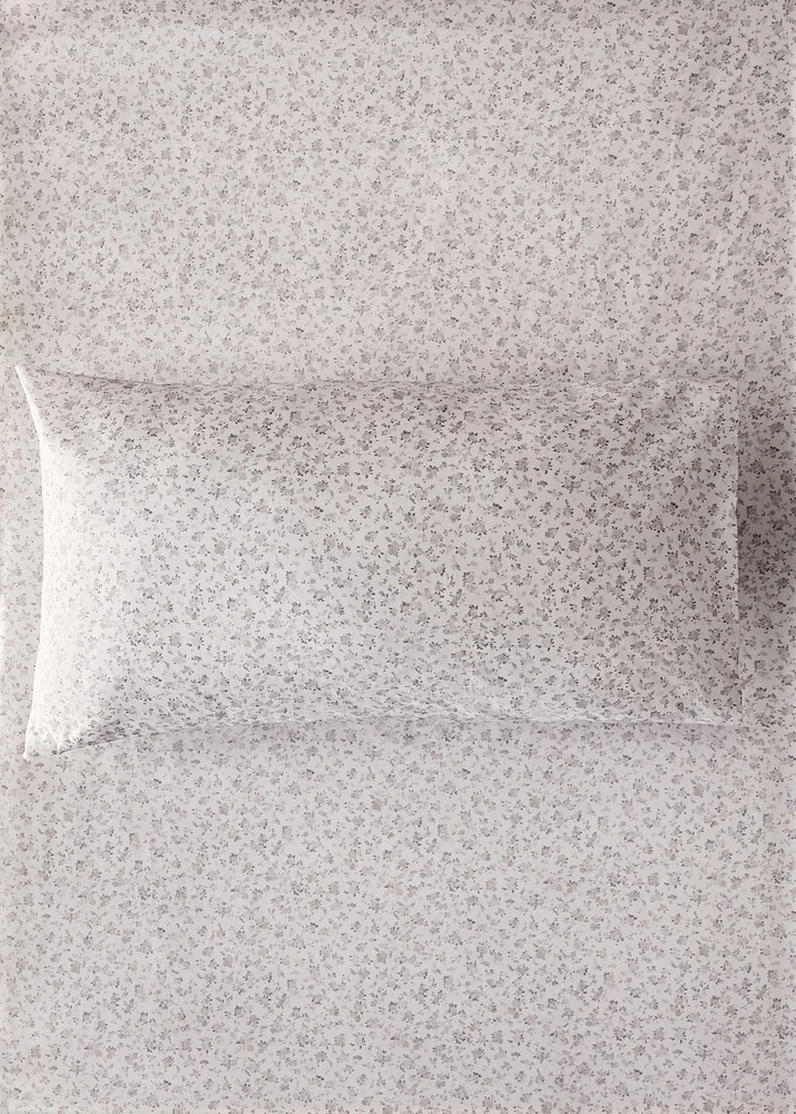 Cotton percale printed children's pillowcase 45x110 cm