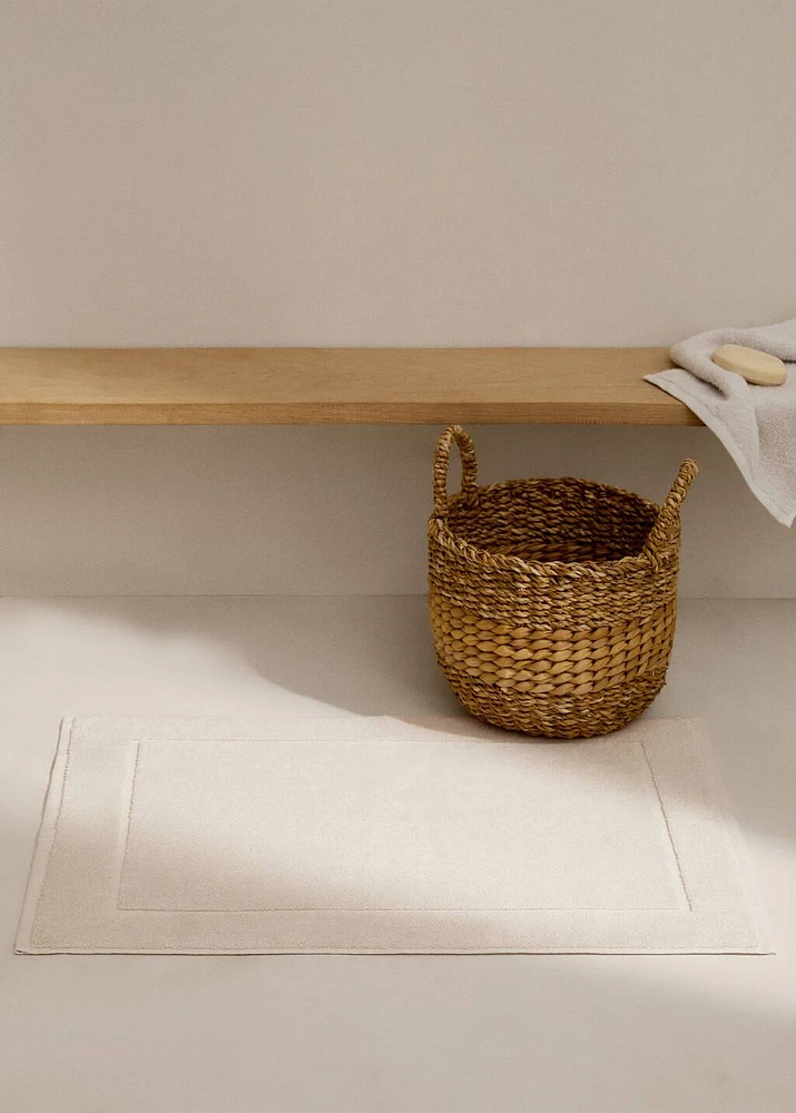 Cotton bath mat