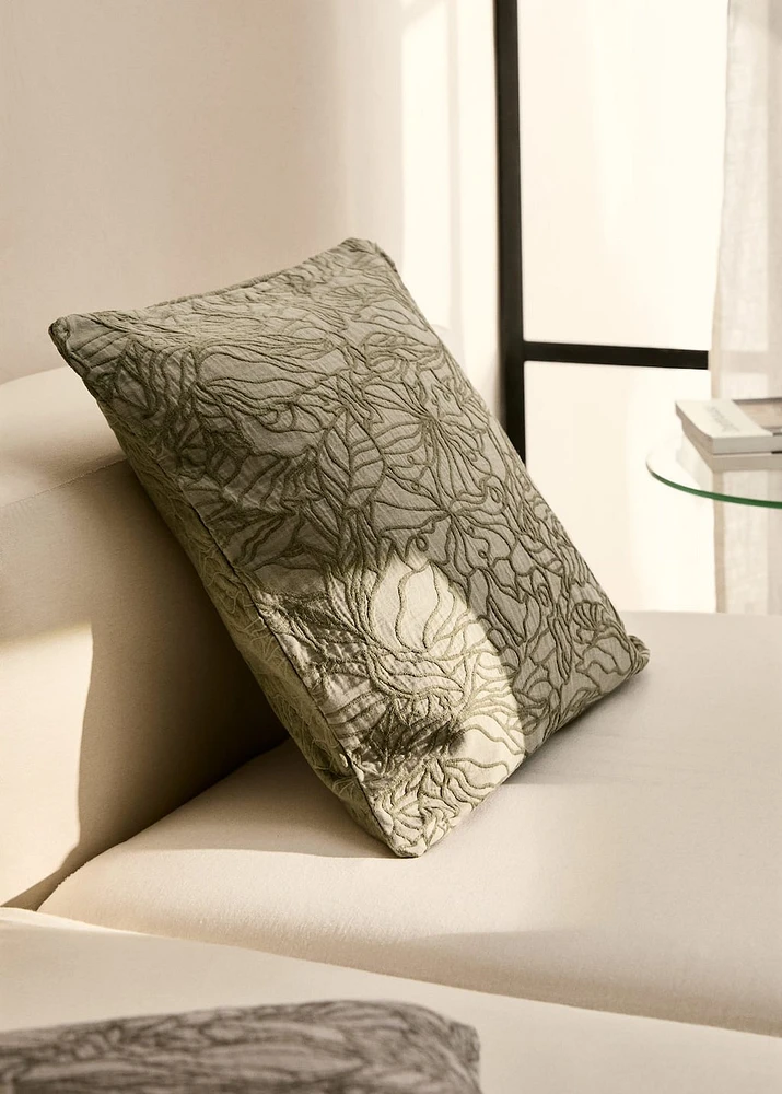 Jacquard fabric cushion cover 50x50 cm