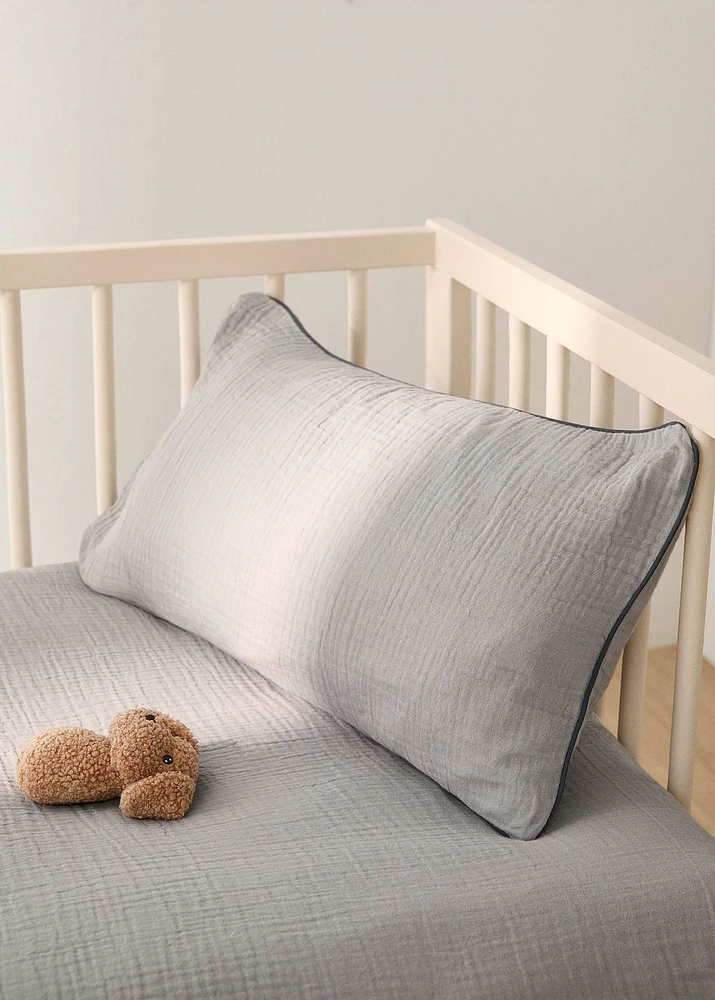 Chiffon cotton children’s pillowcase with vivid contrast 30x50 cm