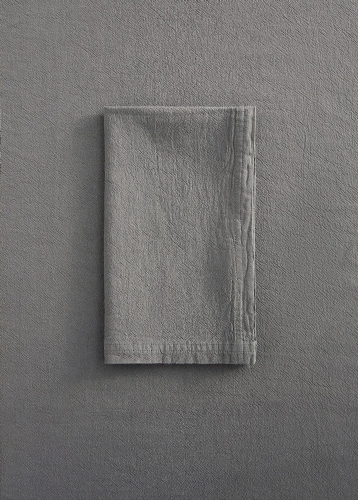 Garment dyed cotton napkins