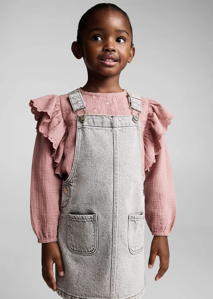 English embroidery blouse
