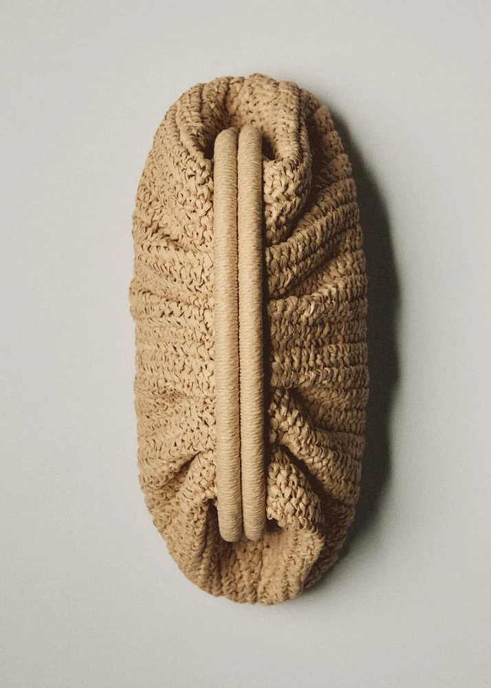 Natural fibre handbag