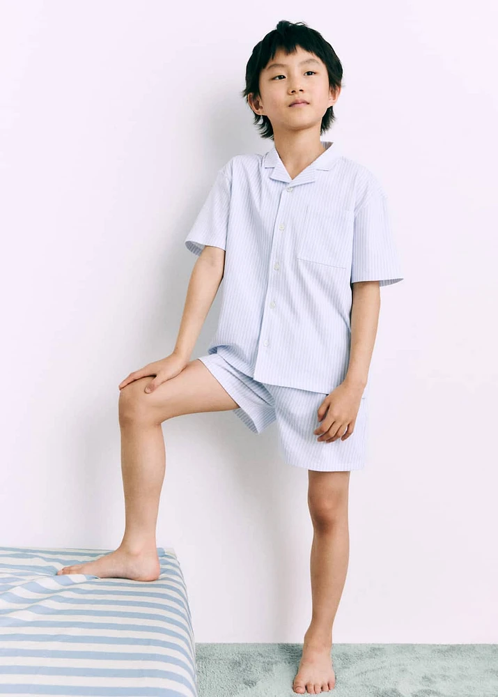Striped short pyjamas