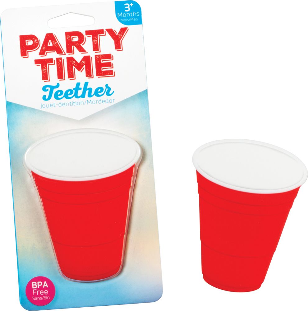 Party Time Teether - Red Cup