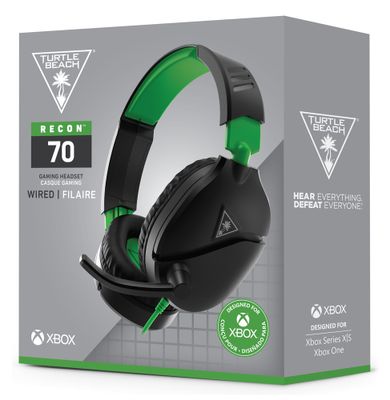 Casque gaming RECON 70 de TURTLE BEACH® pour Xbox One et Xbox Series X|S - Noir 