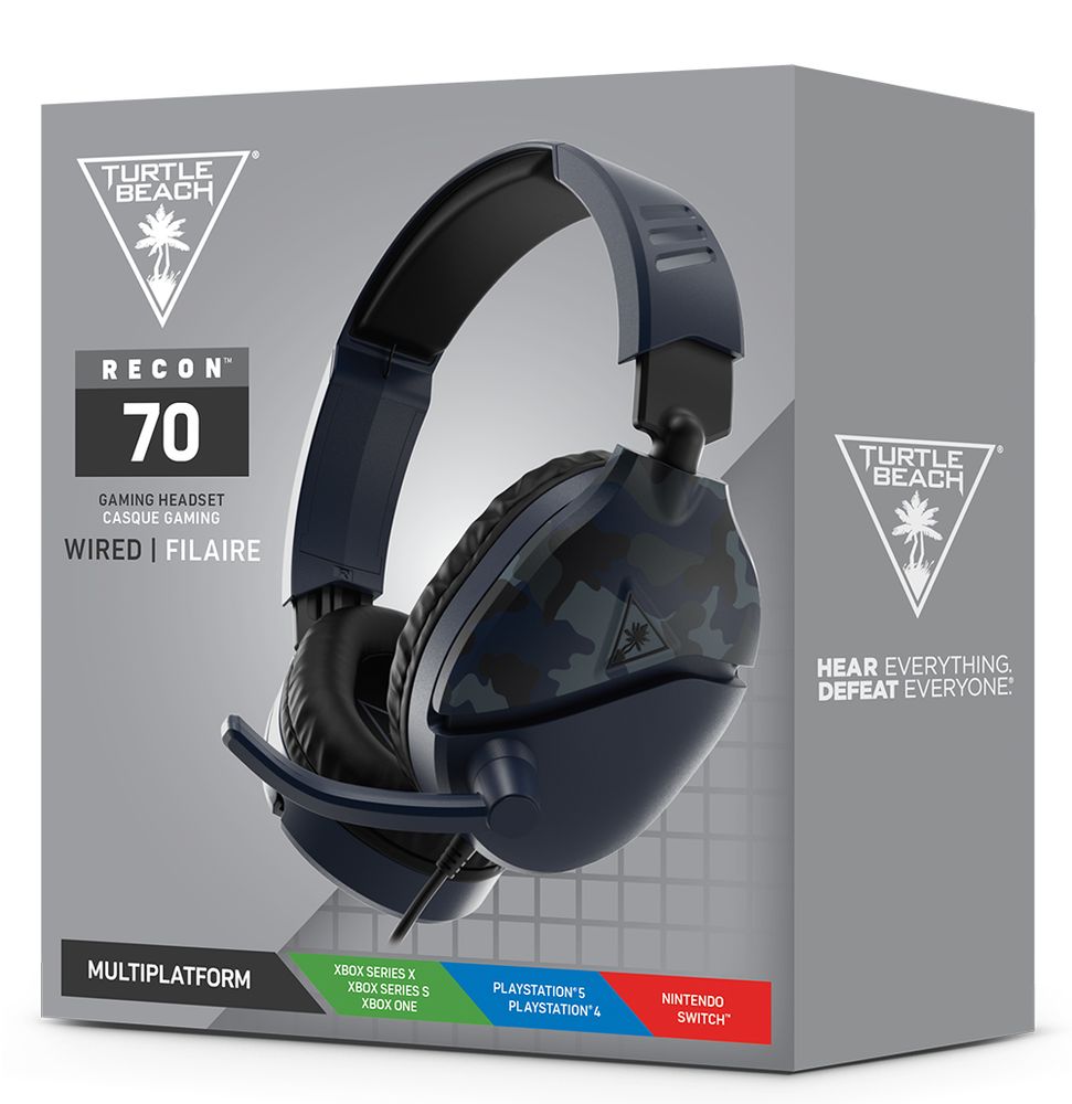 Turtle Beach Recon 70 Bleu Camouflage