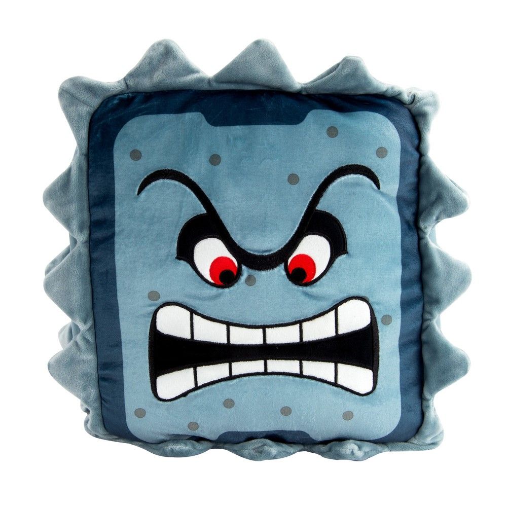 Club Mocchi Mocchi - Peluche Super Mario Thwomp Mega 15 pouces