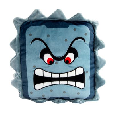 Club Mocchi Mocchi - Peluche Super Mario Thwomp Mega 15 pouces 
