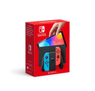 Nintendo Switch (Modèle OLED) - Rouge/Bleu 