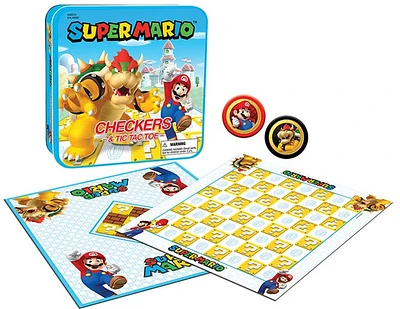 Super Mario vs Bowser Checkers & Tic Tac Toe 