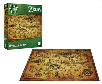 The Legend of Zelda “Hyrule Map” 1000 Pc Puzzle 