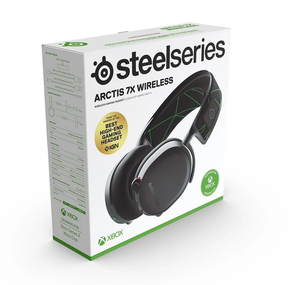 SteelSeries Arctis 7X Wireless Gaming Headset for Xbox - Black 