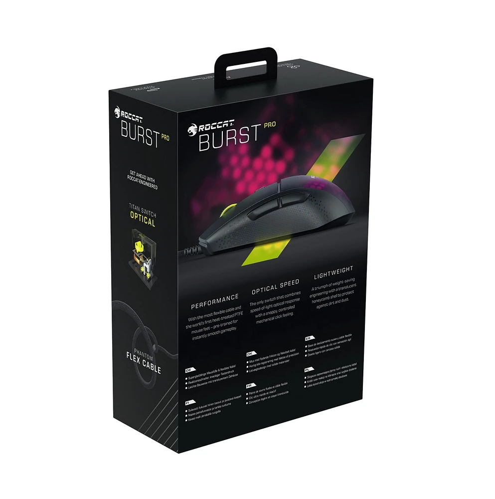 Roccat Burst Pro Mouse Black - Online Only