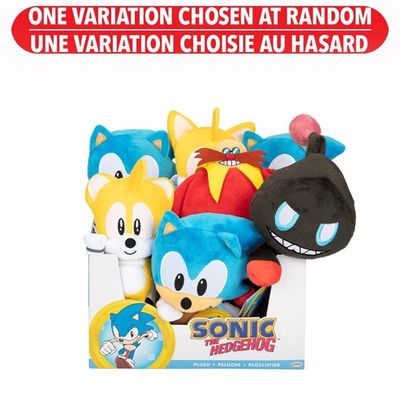 Sonic the Hedgehog 9-Inch Basic Plush Wave 6 Assortie – Une variation choisie au hasard