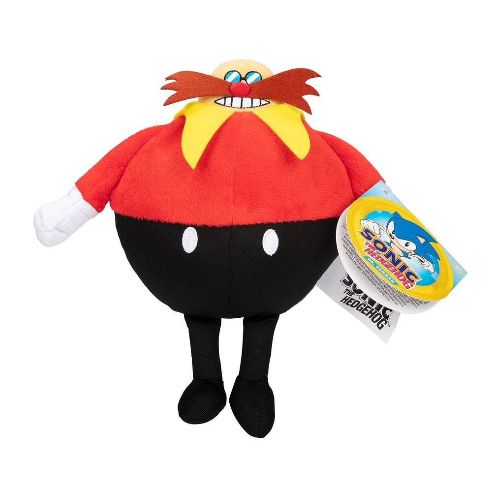 Sonic the Hedgehog 9-Inch Basic Plush Wave 6 Assorted – One Variation Chosen at Random
