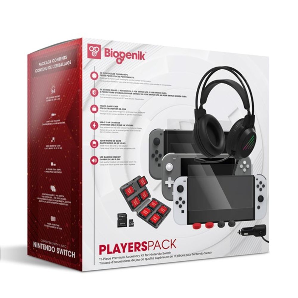 Biogenik Players Pack for Nintendo Switch