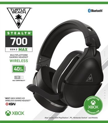 Turtle Beach® Stealth™ 700 Gen 2 MAX – Noir Casque gaming multiplateforme sans fil