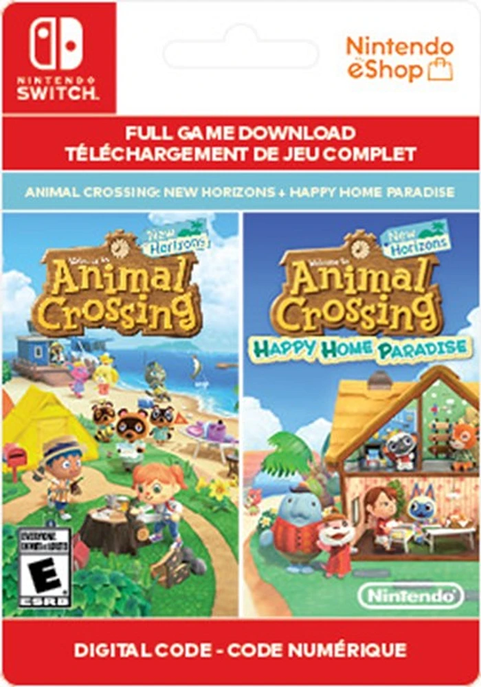 Animal Crossing New Horizons Bundle (Game + DLC) - Numérique