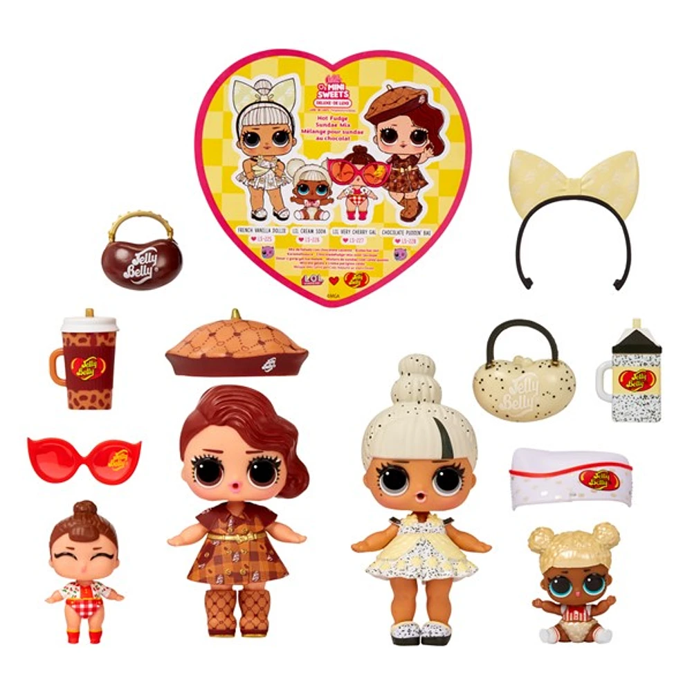 LO.L Surprise! Loves Mini Sweets Deluxe Series 2 with 4 Dolls 