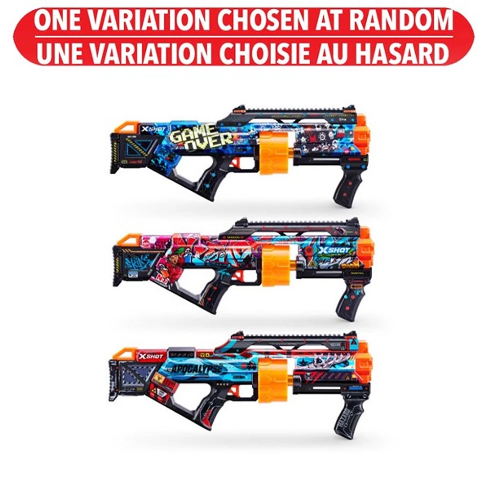 Zuru X-Shot Skins: Last Stand Dart Blaster, 16 Darts – One Variation Chosen at Random
