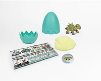 Jurassic World Captivz Hatchlings Slime Egg (Flocked) – One Variation Chosen at Random