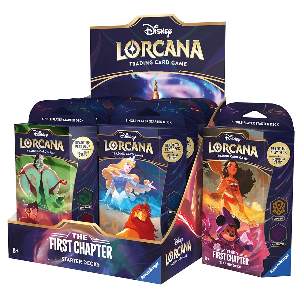 Lorcana Trading Card Game: The First Chapter- Single Player Starter Deck – One Variation Chosen at Random