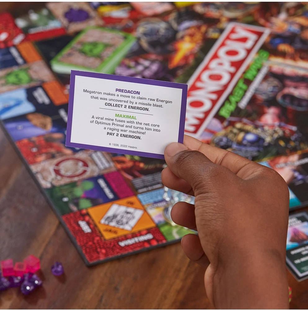 Monopoly: Transformers Beast Wars Edition Game 