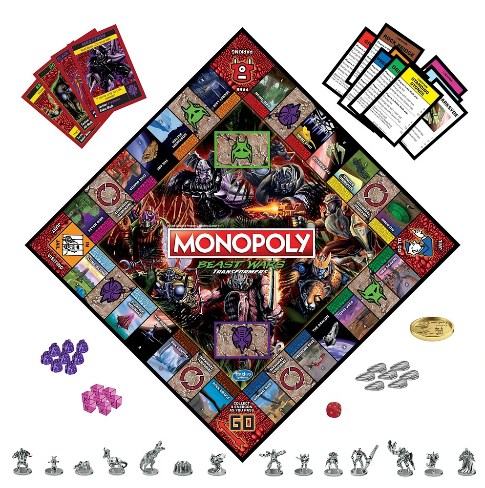 Monopoly: Transformers Beast Wars Edition Game 
