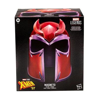 Marvel Legends Series, casque de cosplay premium de Magneto 