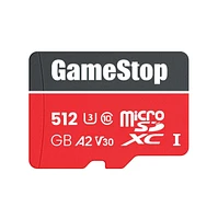 GameStop 512GB U3 Micro SD Card with Adapter 