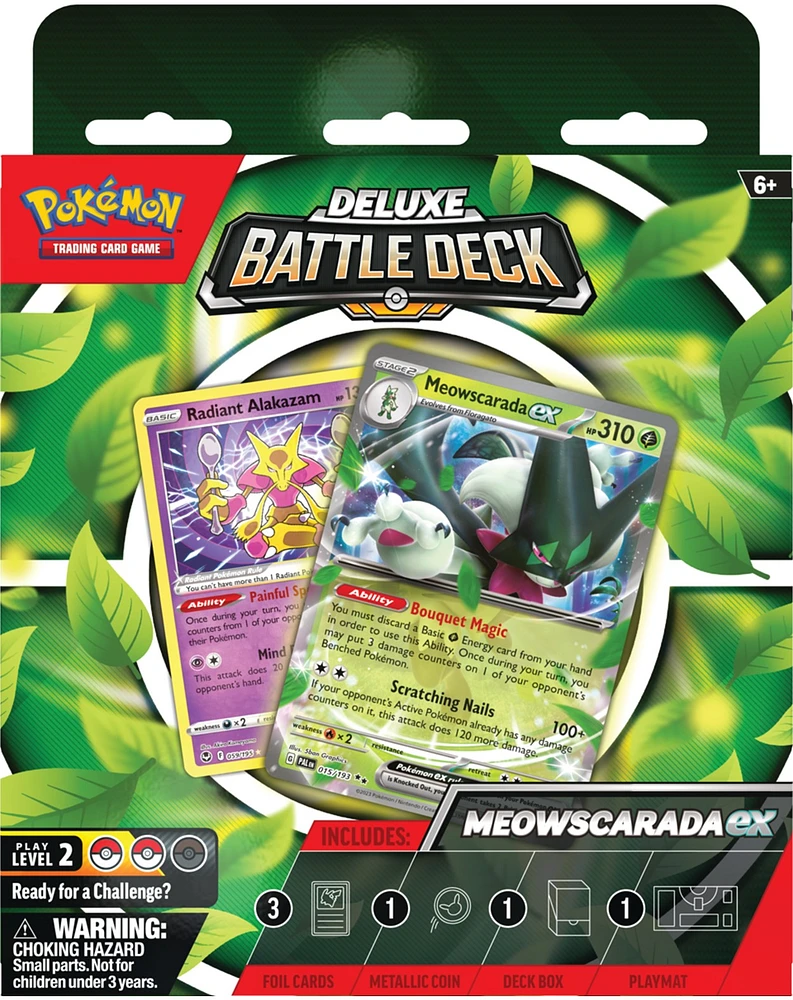 Pokémon Deluxe battle Decks Meowscarada/Quaquaval (Assorted) – One Variation Chosen at Random